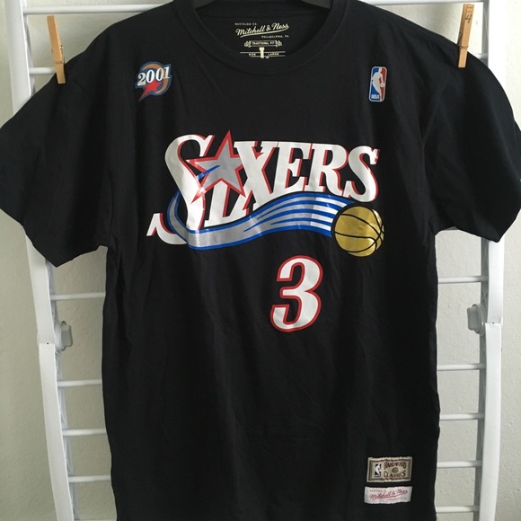 Ness 76ers Allen Iverson Graphic Tee 